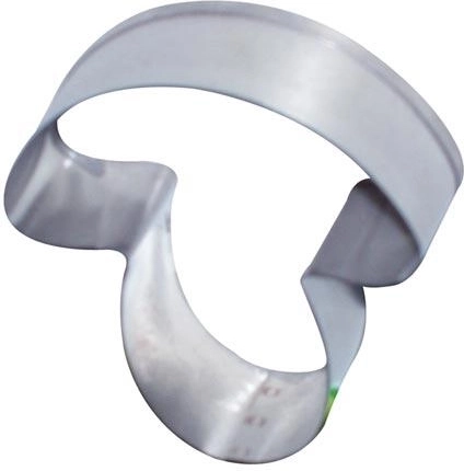 Nerezová vykrajovátka na cukroví hříbek, sada 10 ks