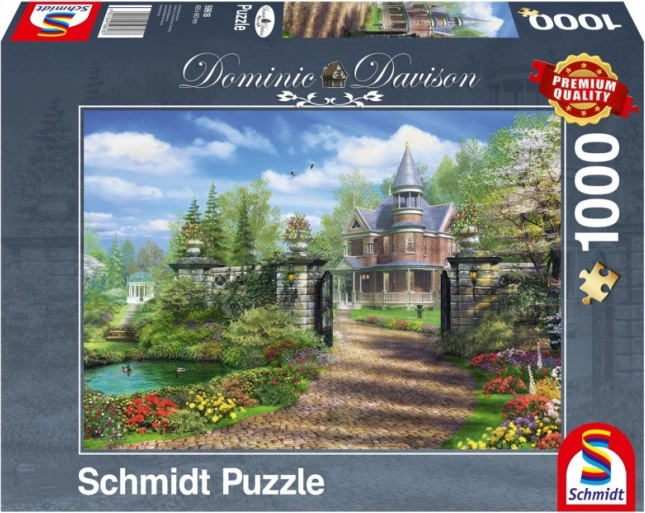 Puzzle Idylické venkovské stavení 1000 dílků SCHMIDT