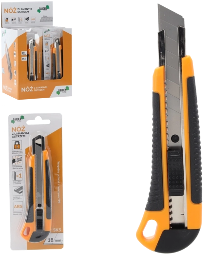 Řezací nůž s vylamovací čepelí 18 mm