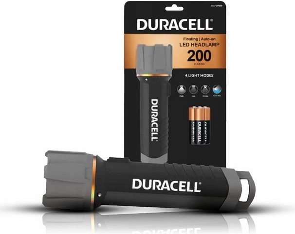 Gumová svítilna Duracell 200 lm
