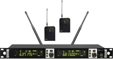 Avtek bezdrátový mikrofonní set se dvěma bodypack vysílači