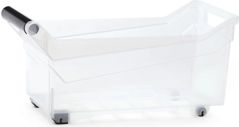 Plastový úložný box s kolečky 17 l NUK, transparentní