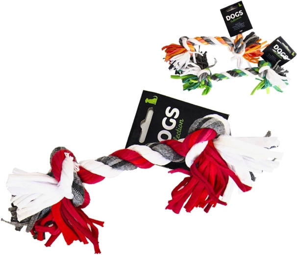Hračka pro psa – uzel 24 cm (3 barevné varianty)