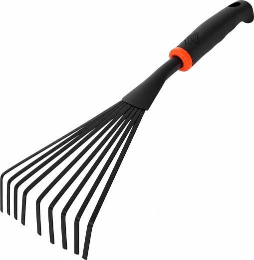 Zahradní vějířové ruční hrábě 37 cm