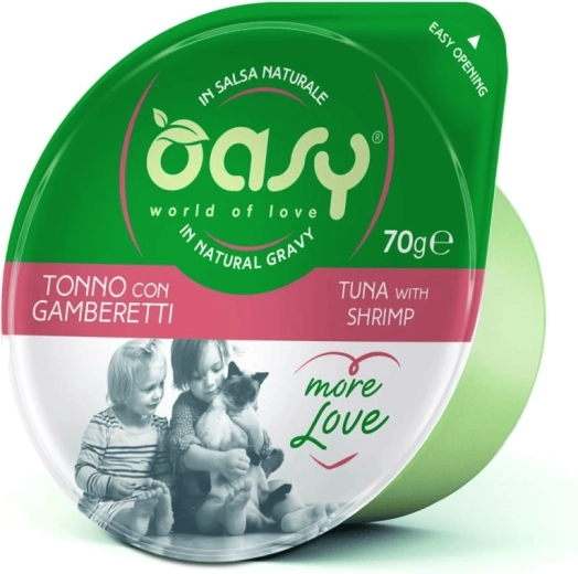 Oasy More Love tuňák s krevetami kelímek 70 g
