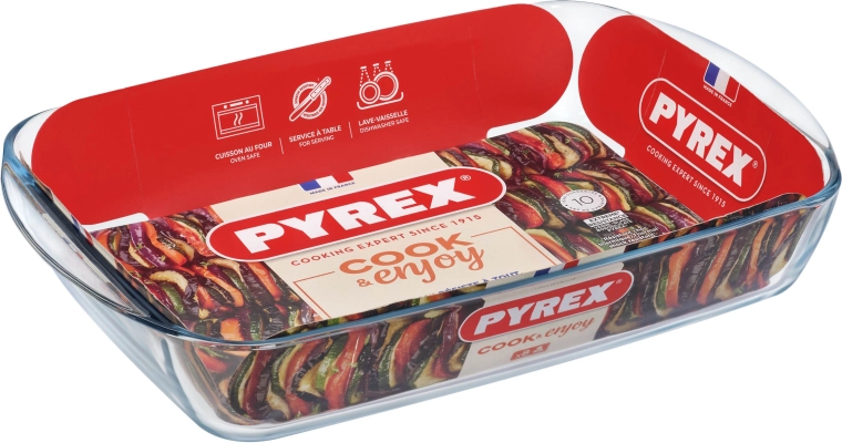 Skleněný pekáč PYREX 4,9 l 40 × 27 × 7 cm