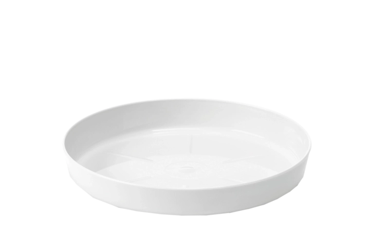 Podmiska Lamela bílá pro květináče 25 cm