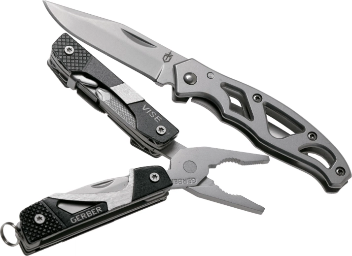 Gerber Vise + Mini Paraframe multifunkční kleště a kapesní nůž 5,6 cm