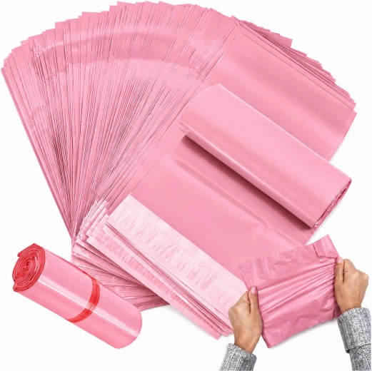 Růžové kurýrní obálky A3 310 × 420 mm, 50 kusů