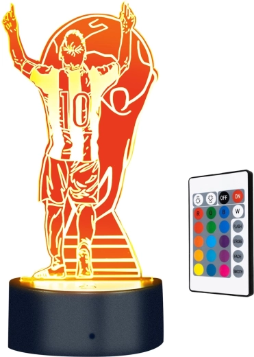 3D noční lampička Lionel Messi Champion