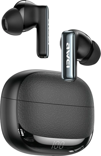 Awei TA19 ANC bezdrátová Bluetooth sluchátka černá