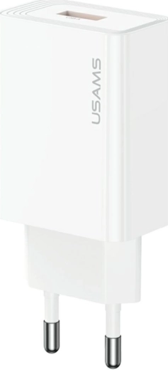 USAMS T69 síťová nabíječka USB-A 10,5 W 2,1 A bílá