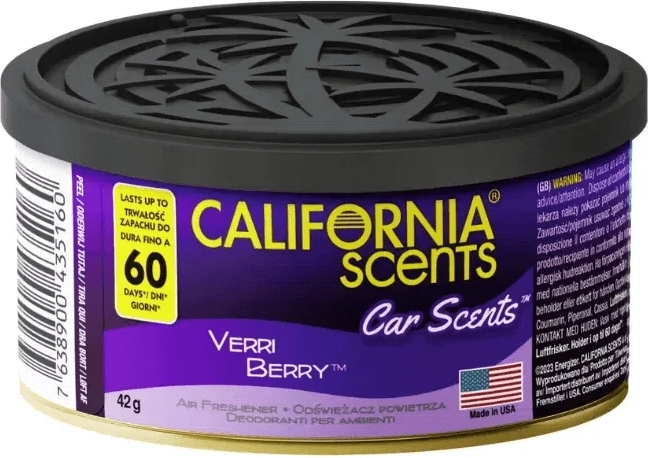Vůně do auta California Scents Verri Berry – borůvka