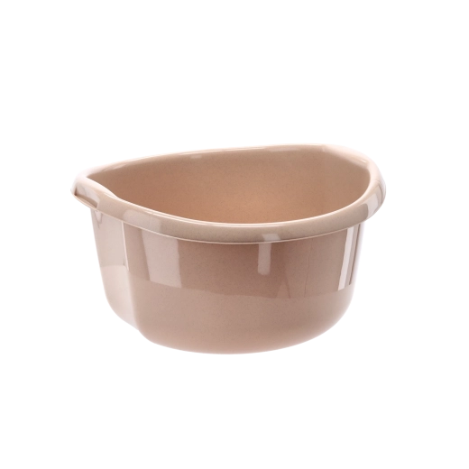 Plastová miska 30 l v béžovém mramorovém designu