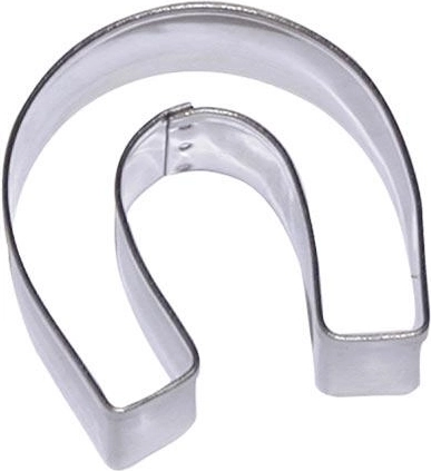 Nerezové vykrajovátko na cukroví – podkova, sada 10 ks