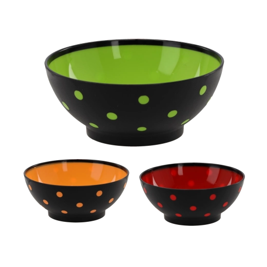 Plastová miska Spotty 0,75 l s puntíky