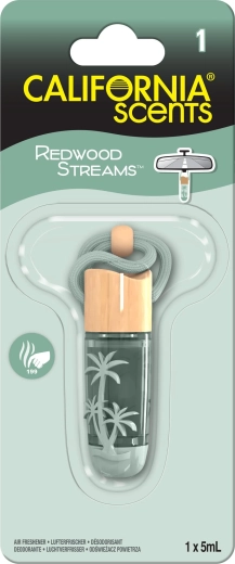 California Scents Redwood Streams osvěžovač vzduchu do auta a interiéru 24 ks