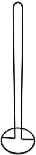 Stojan na toaletní papír Toro 56 cm černý