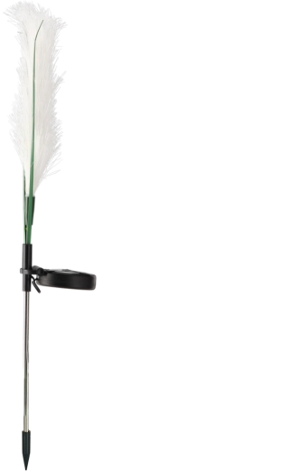 Solární zahradní lampa pampová tráva 70 cm, 10 LED, teplá bílá