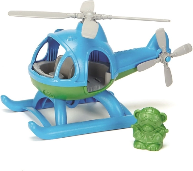 Helikoptéra Green Toys modrá