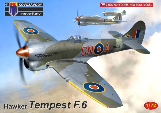 Model letadla Tempest F.6 v měřítku 1/72