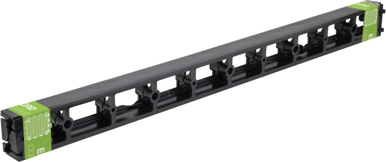 Plastový lem trávníku EKOGRID 4,5 cm x 1 m, černý, 2 ks