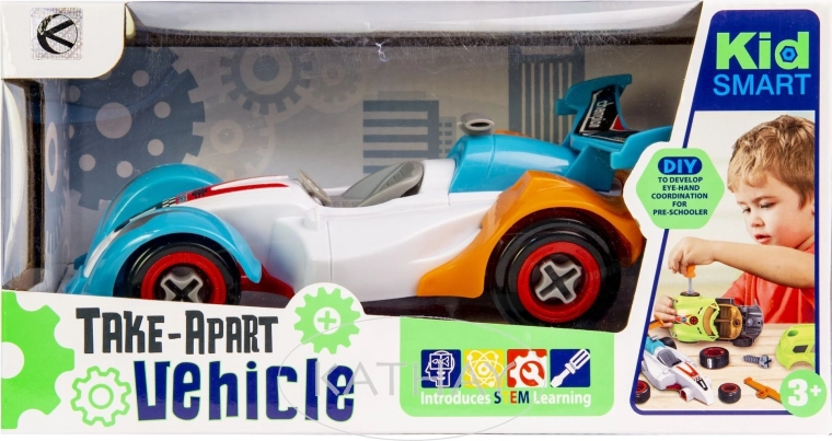 Závodní auto na rozšroubování a sešroubování - 1 kus