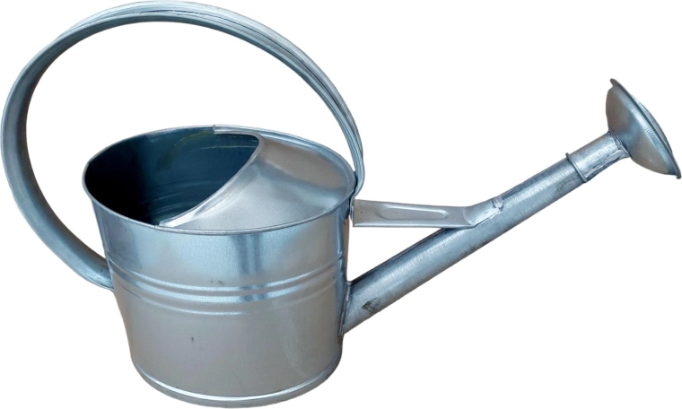 Pozinkovaná zahradní konev s růžicí 5 l