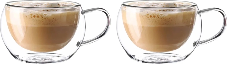 Andrea sada 2 dvojstěnných termo šálků 300 ml