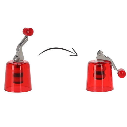 Korek zaciskowy s kroužkem na lahve 0,5–1,5 l, sada 12 ks