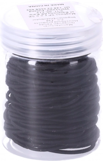 Sada černých gumiček do vlasů