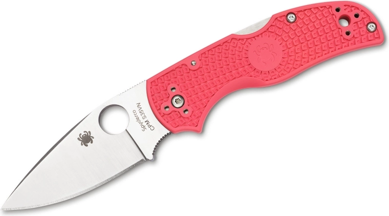Spyderco Native 5 růžový kapesní nůž 7,5 cm FRN, satin