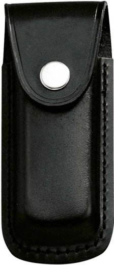 Černé kožené pouzdro HERBERTZ 15 cm