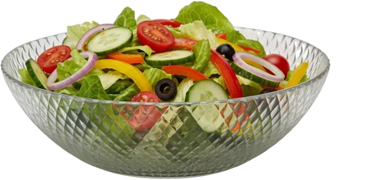 Skleněná salátová mísa Caralee 17,5 cm, 680 ml