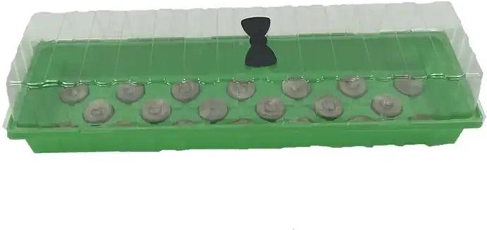 Plastový sadbovač s víkem 57,5 × 17 × 13,5 cm