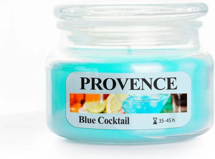 Vonná svíčka ve skle PROVENCE Blue Cocktail 45 hodin
