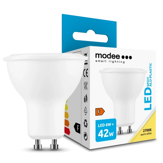 LED žárovka GU10 6W 550 lm teplá bílá MODEE LIGHTING