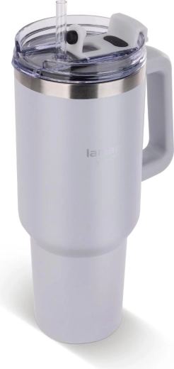 Termohrnek Lamart Huge krémový 0,9 l
