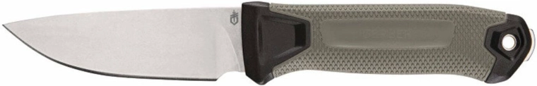 Gerber StrongArm Camp Green – outdoorový nůž s pevnou čepelí 10,4 cm, zelený, pouzdro MOLLE