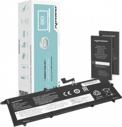 Movano baterie pro Lenovo ThinkPad T490s / T495s / T14s (L18C3PD2) 4650 mAh 54 Wh
