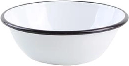Smaltovaná miska 16 cm bílá