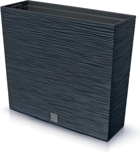 Zahradní truhlík s vložkou 58 cm, antracit