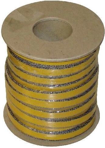 Lepicí izolační šňůra 12 × 4 mm, 25 m, odolná do 500 °C