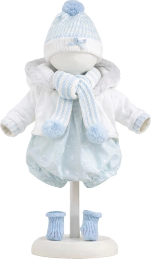 Llorens zimní obleček pro panenku 38 cm