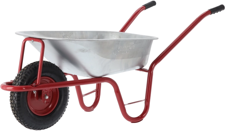 Zahradní kolečko 120 l červené