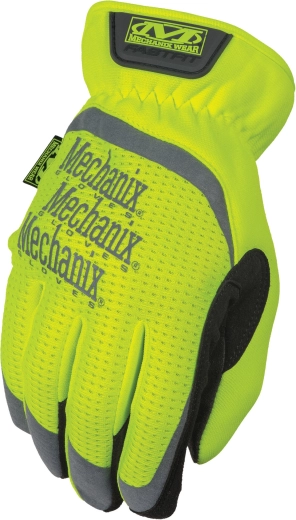 Pracovní rukavice Mechanix FastFit Hi‑Viz, žluté, velikost L