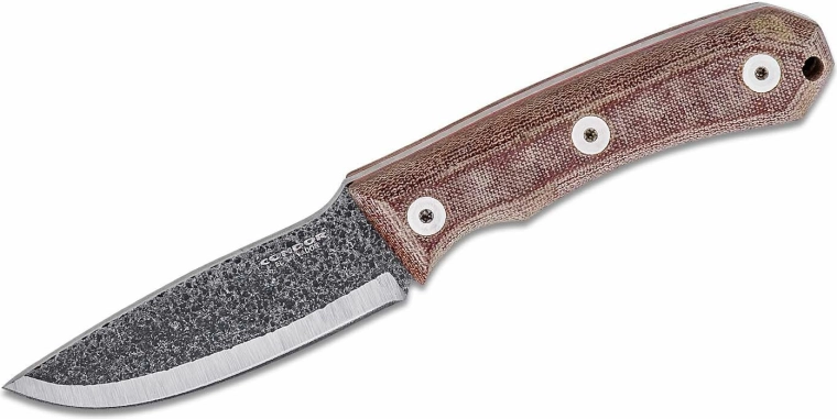 Condor Mountain P.A.S.S. Carry univerzální nůž 8,9 cm, hnědý, Micarta, kožené pouzdro