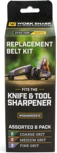 Work Sharp WSKTS náhradní brusné pásy, sada 6 ks