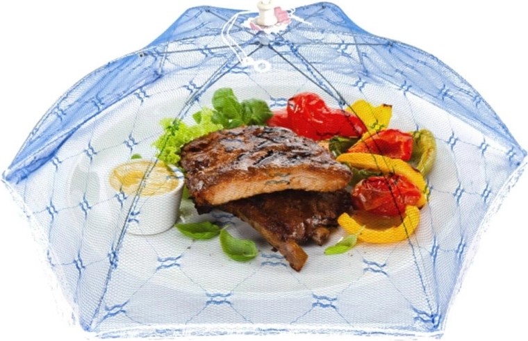 Skládací potravinová moskytiéra – ochranný kryt na jídlo, mix barev