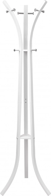 Stojanový věšák na oblečení bílý modernhome